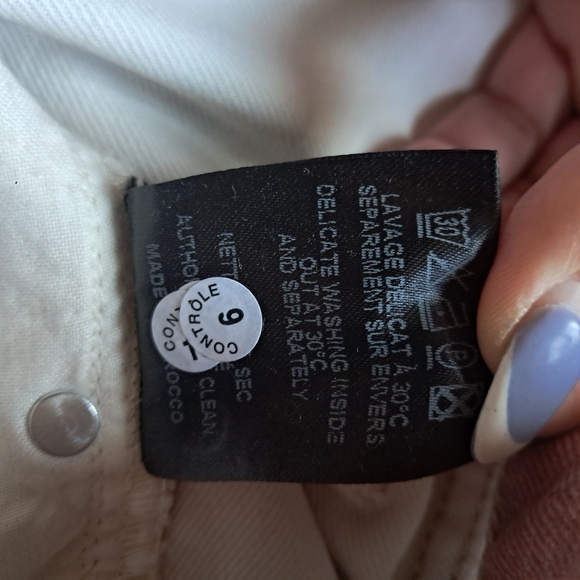 Isabel Marant Womens Rare Jeans Skinny Low Rise Pink Patchwork Print Sz 37 EUC - Picture 11 of 11